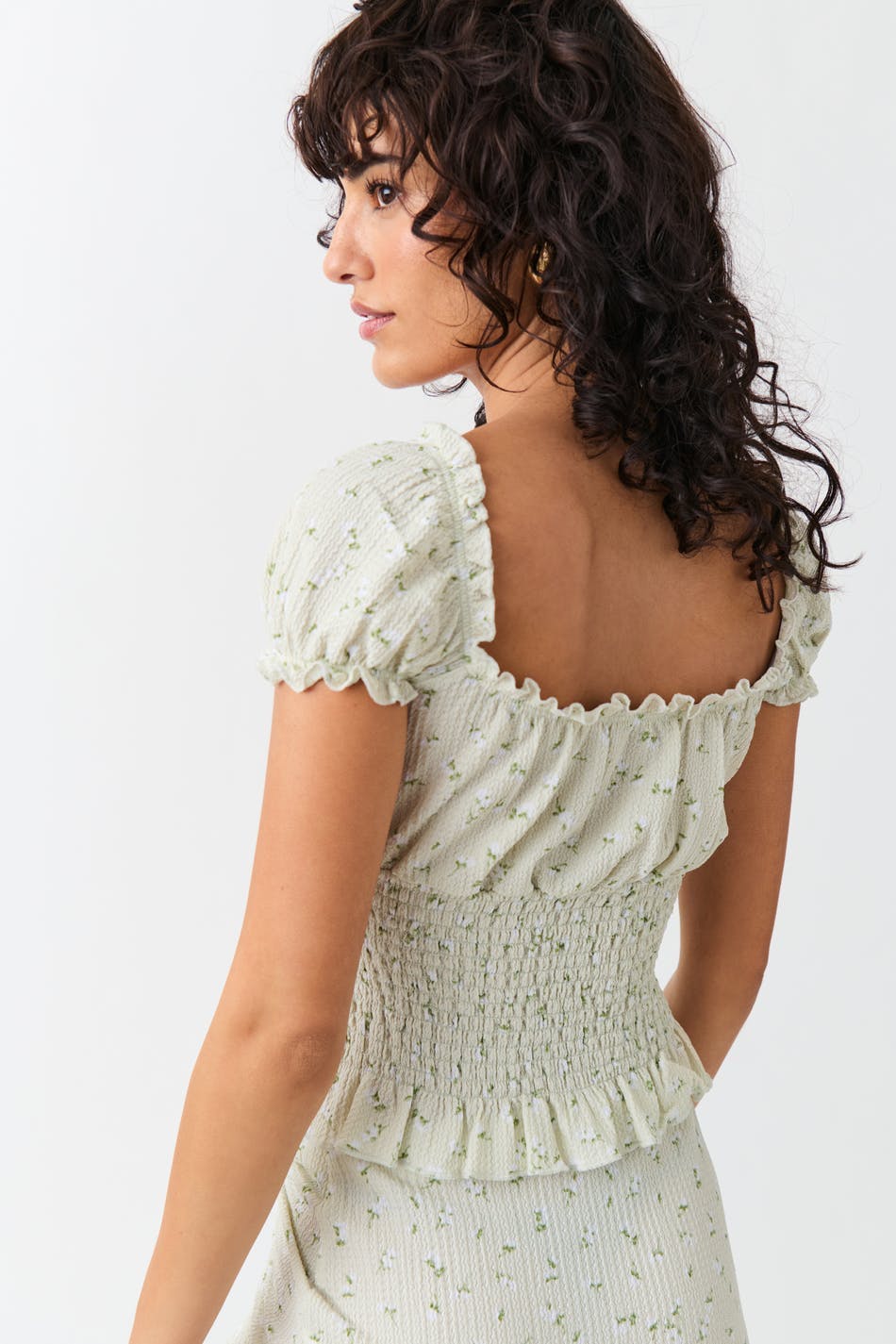 Smock frill top