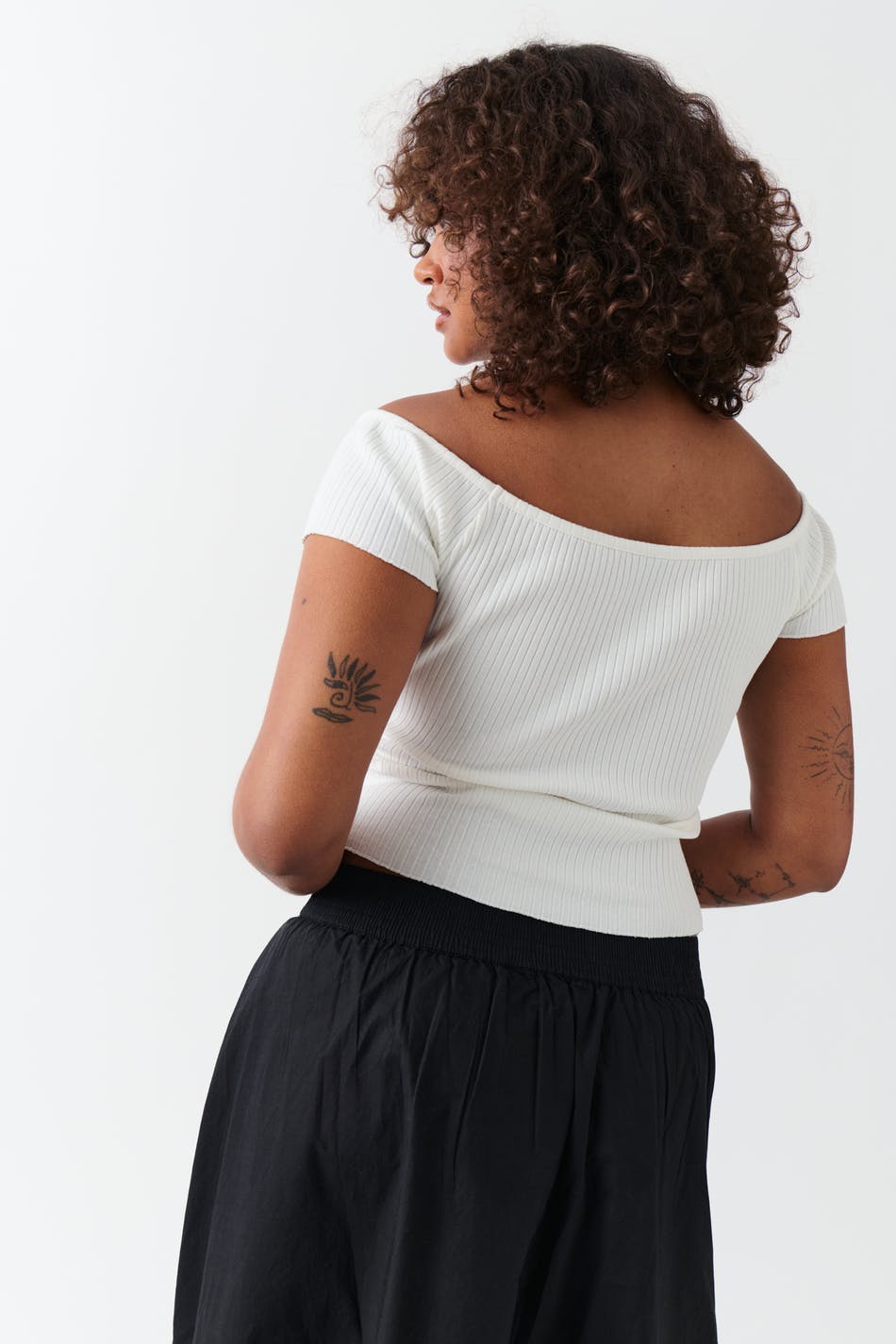 Heart shape rib top
