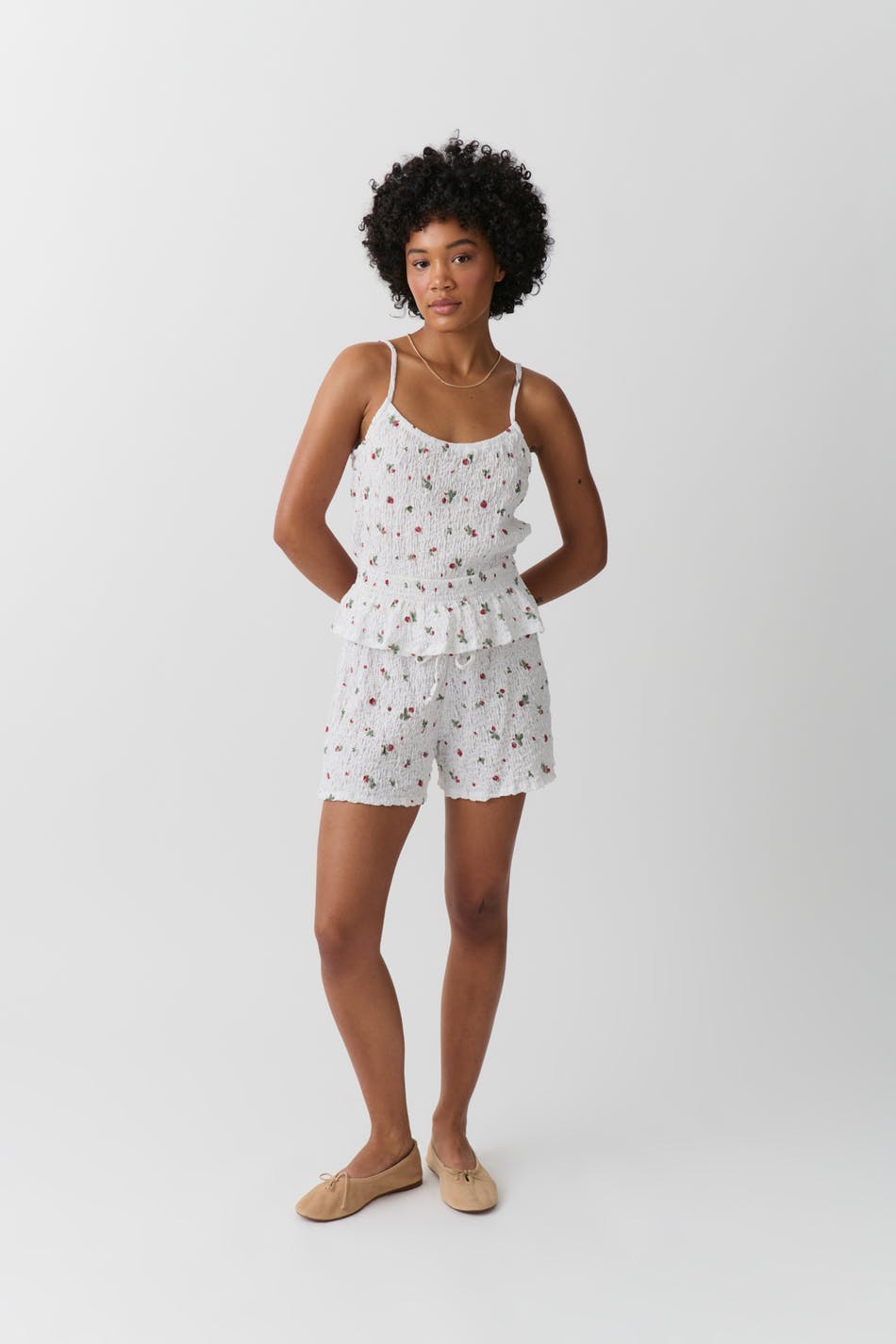 Structure smock singlet