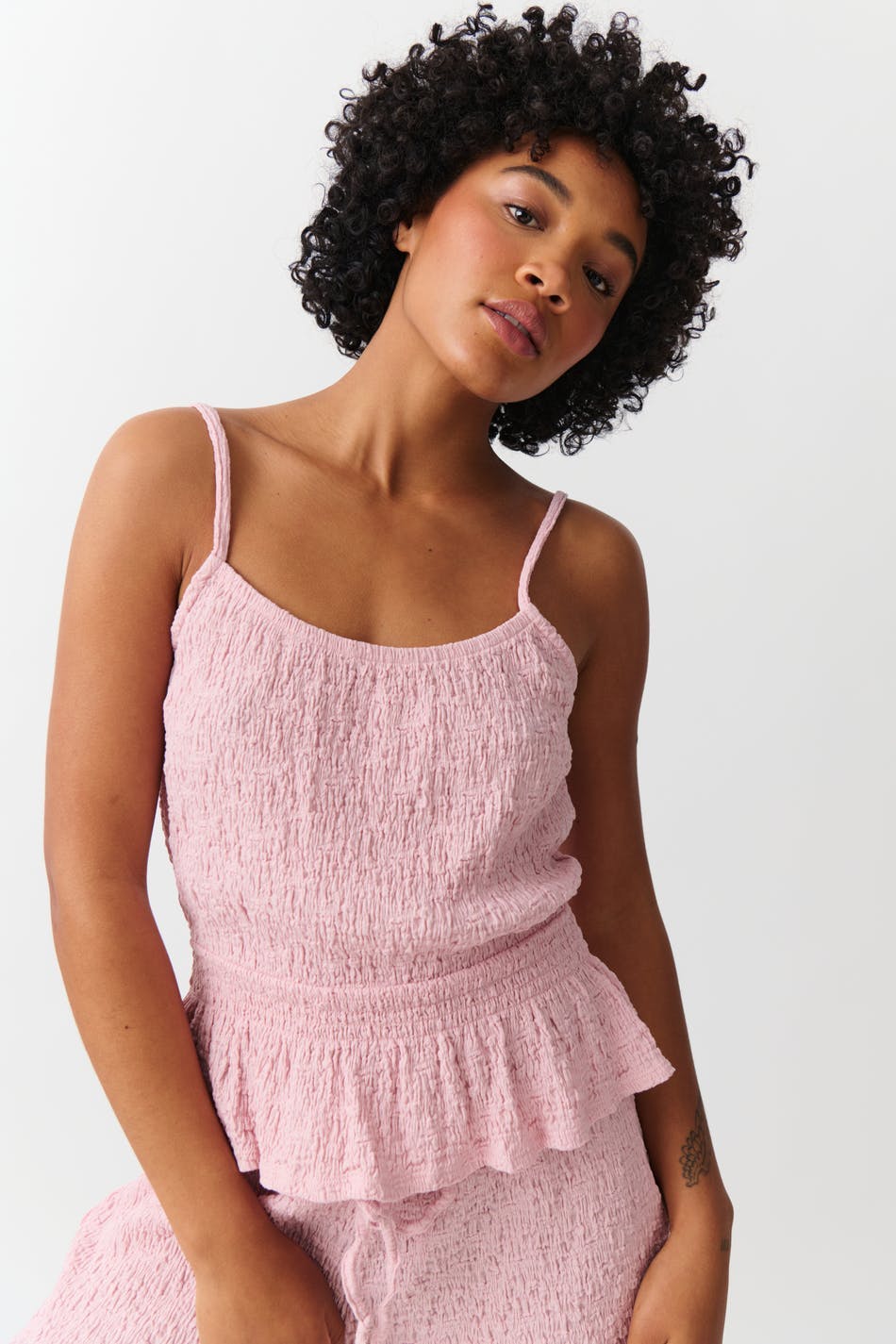 Structure smock singlet