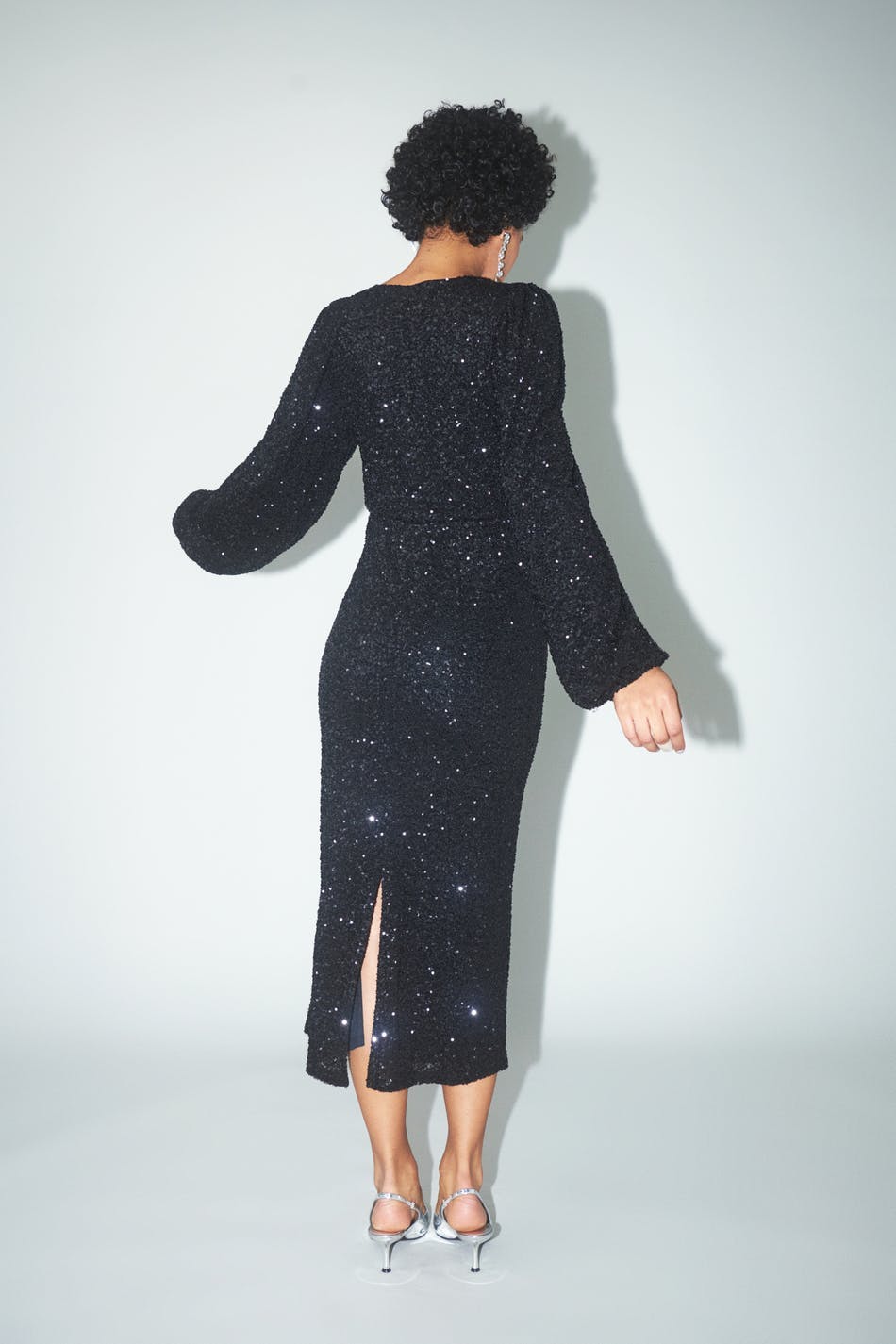Sequin midi dress