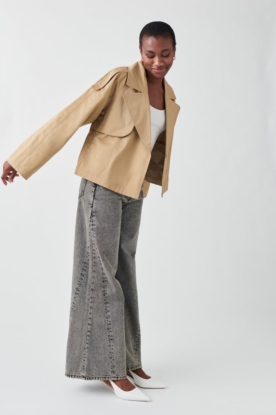 short trench coat