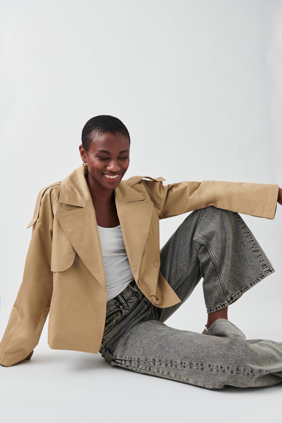 short trench coat