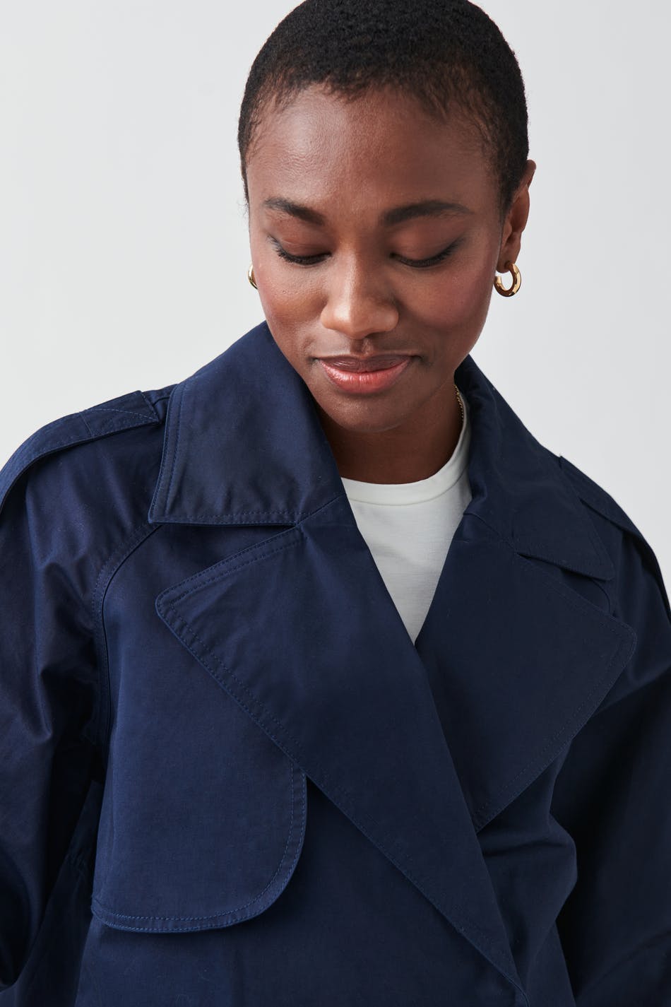 short trench coat