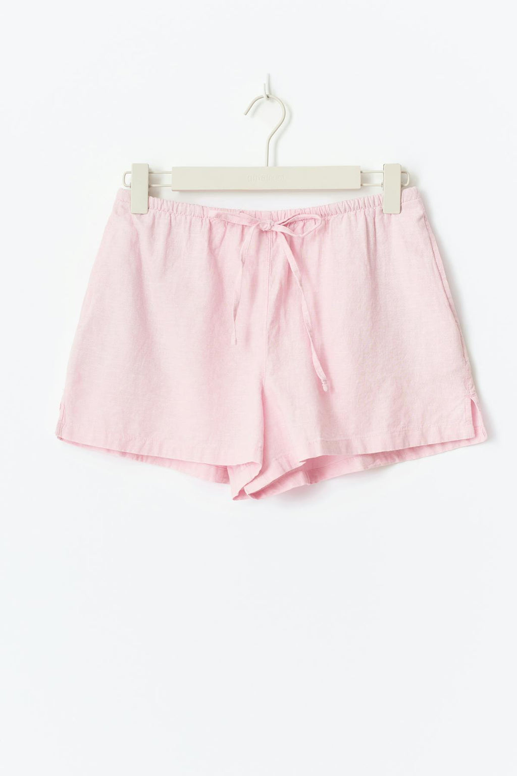Relaxed linen blend shorts