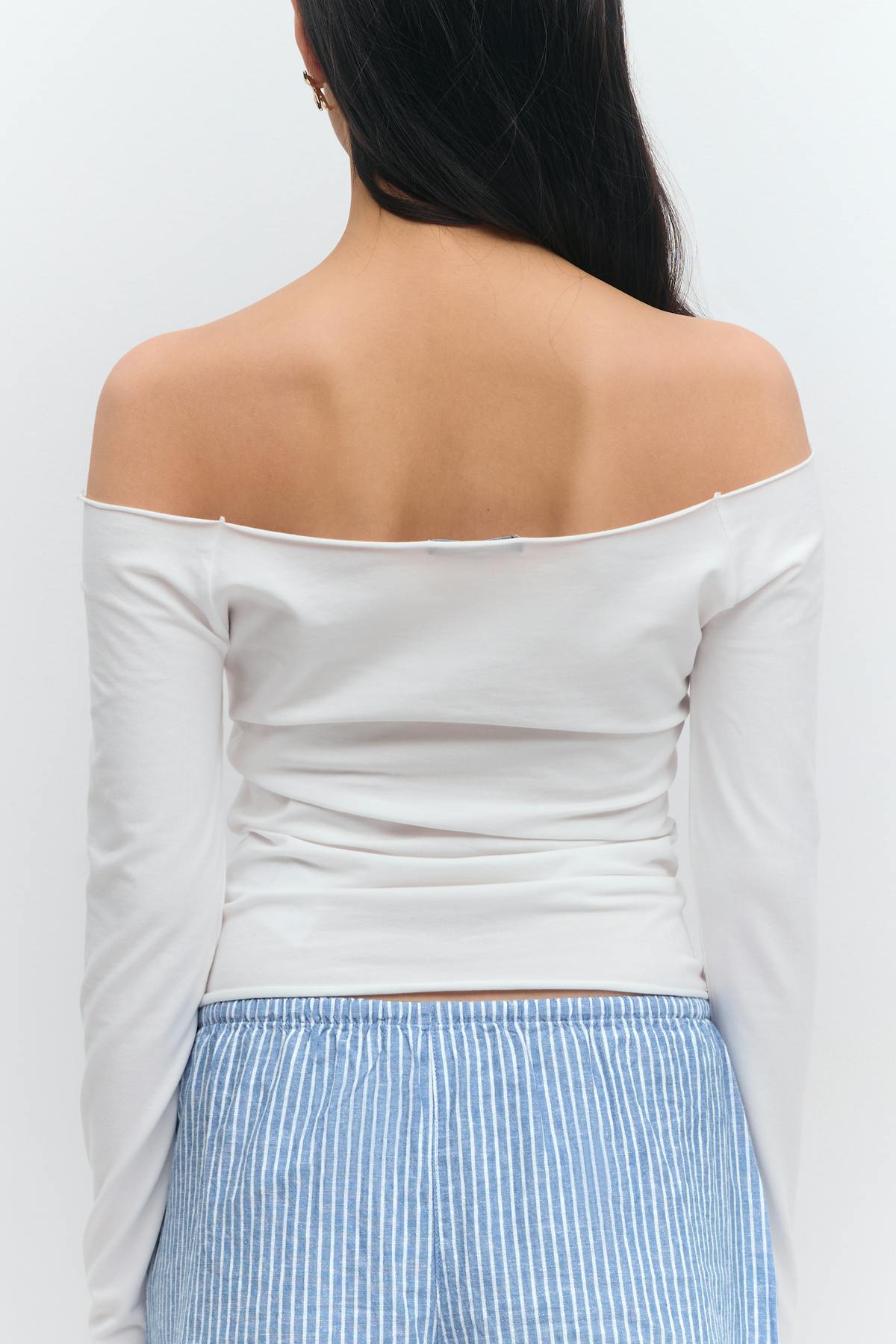 Relaxed linen blend shorts