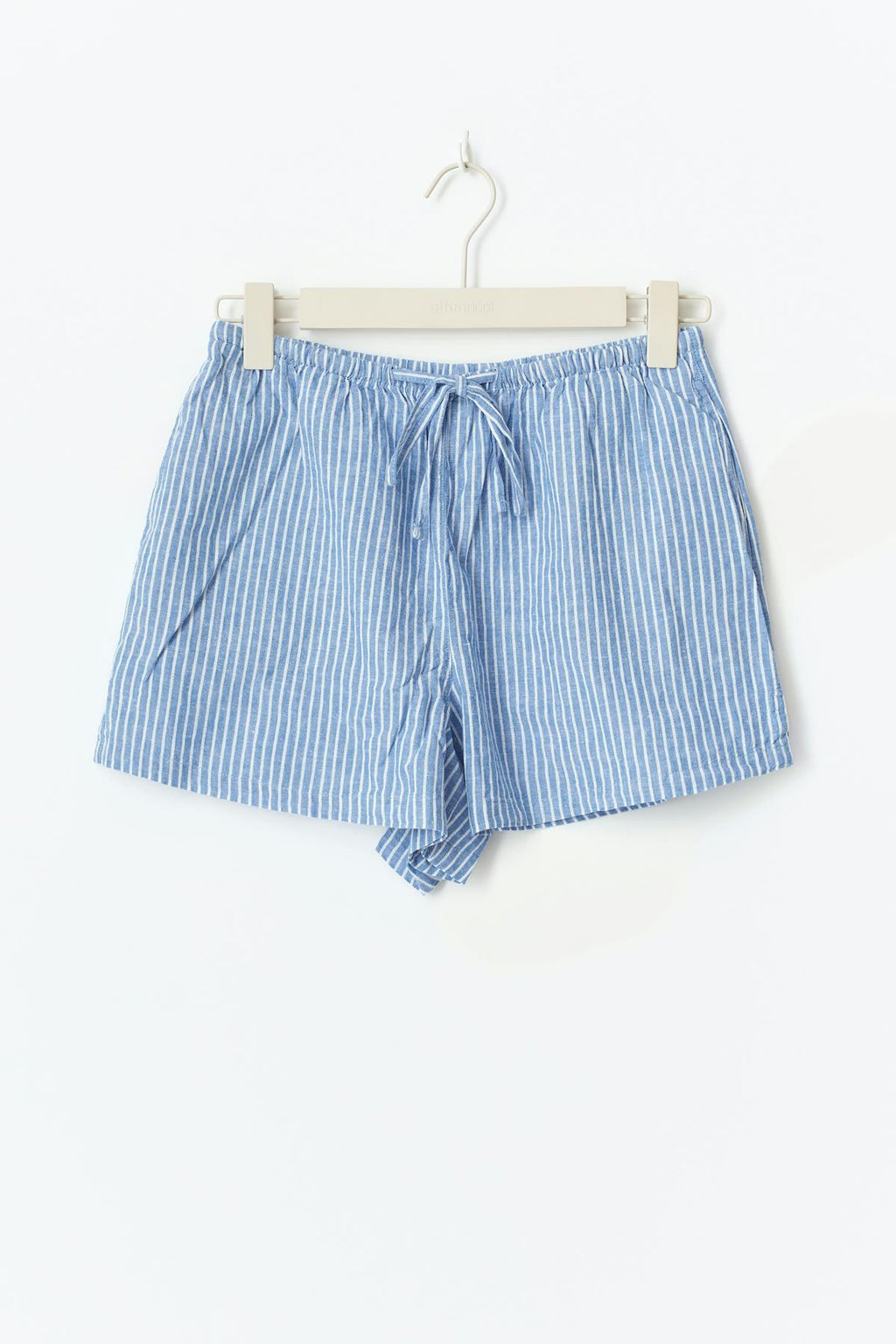 Relaxed linen blend shorts