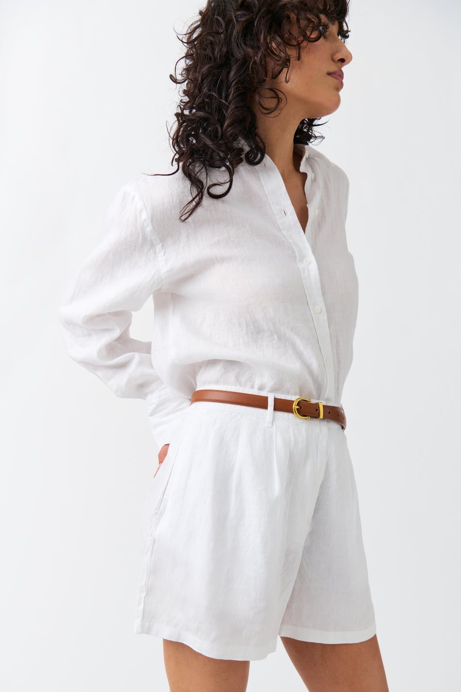 Linen shorts