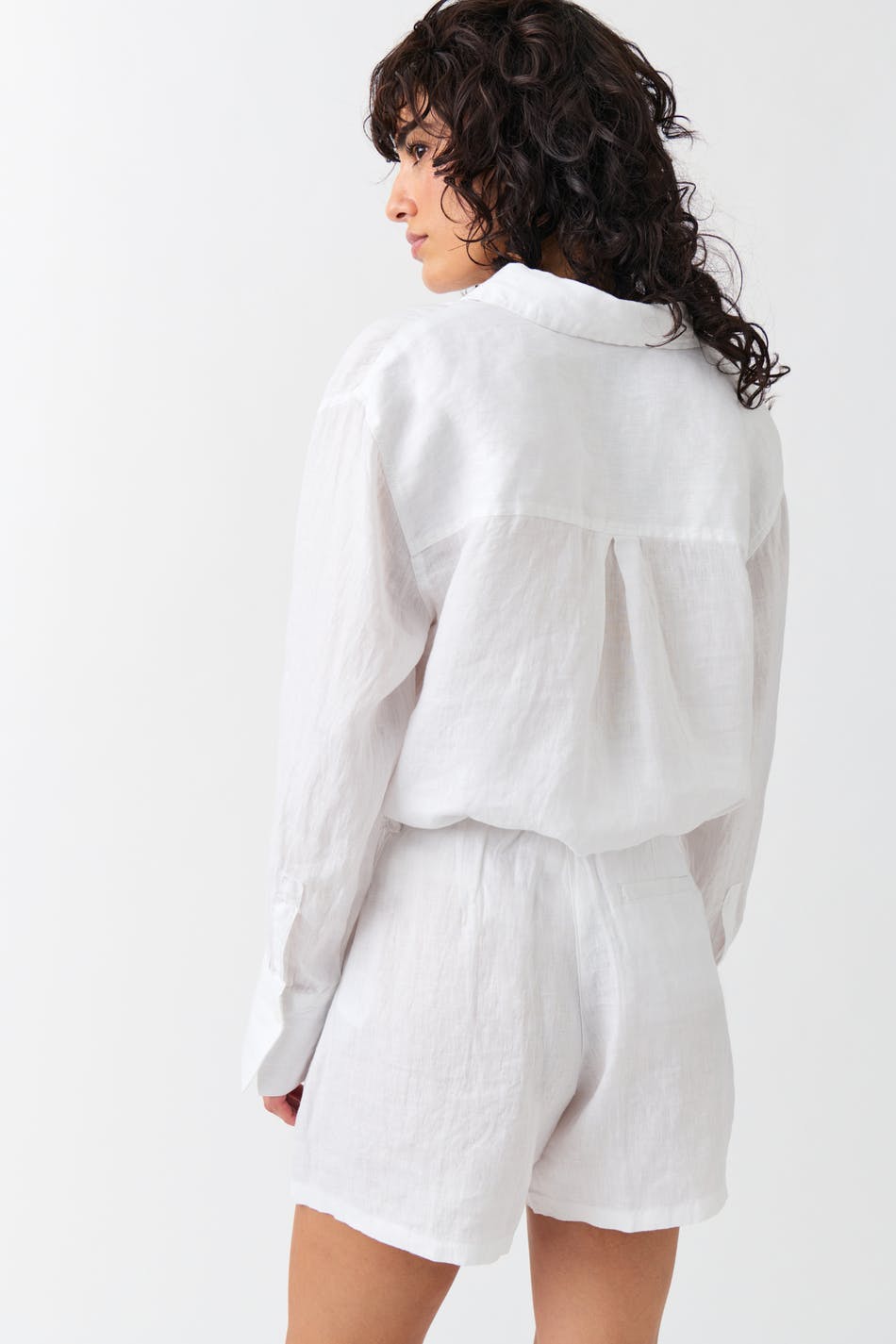 Linen shorts