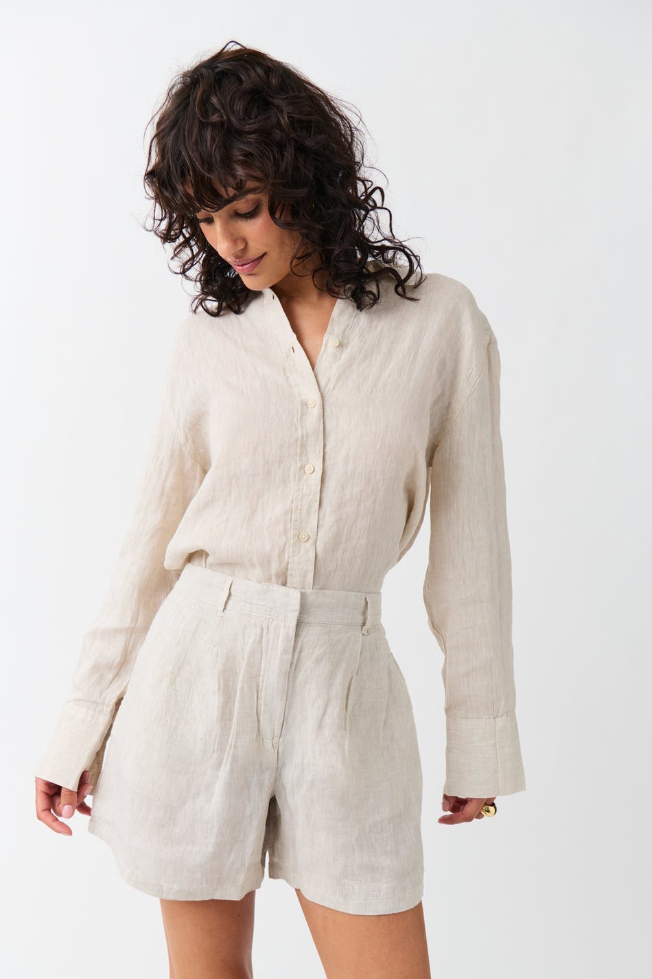 Linen shorts
