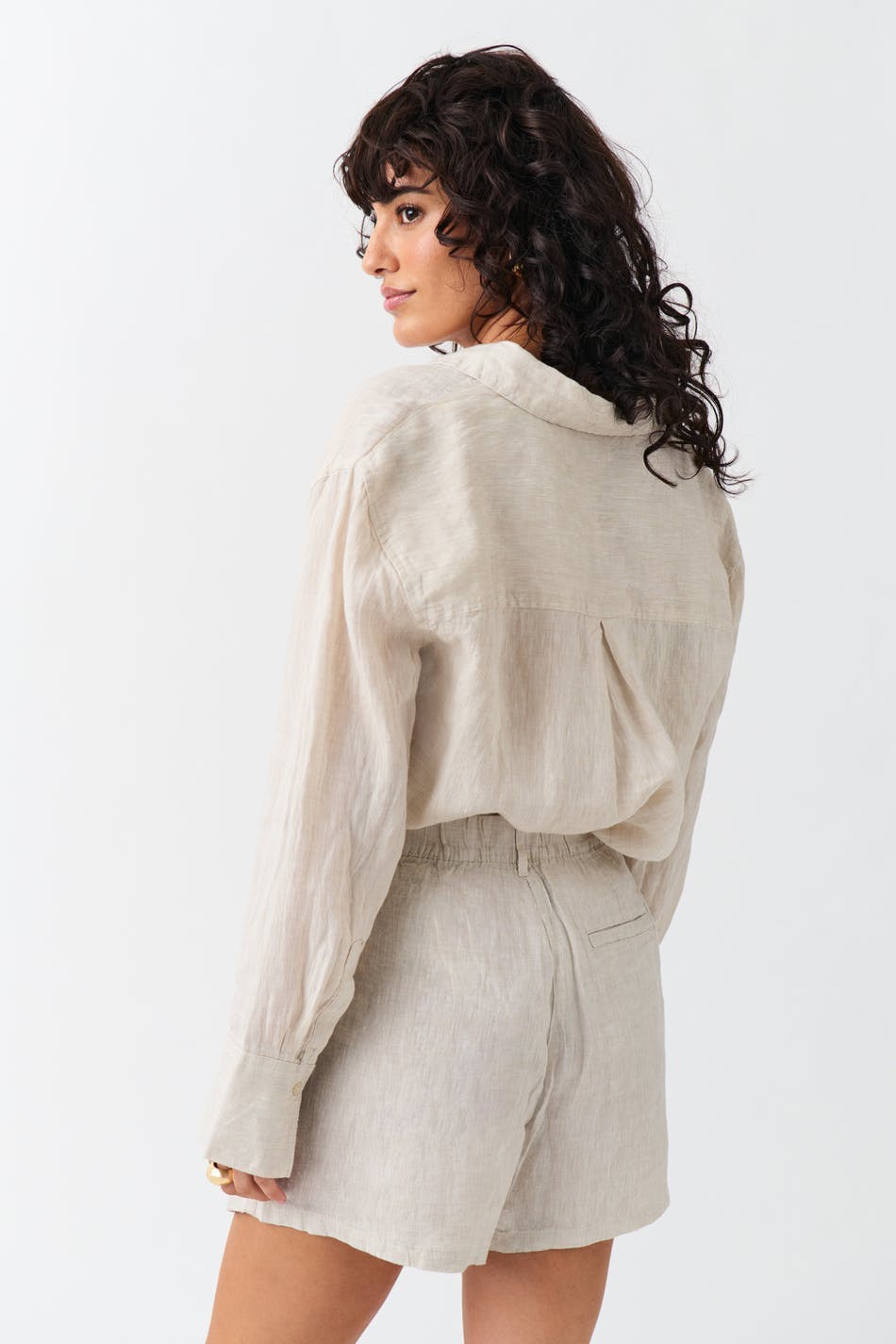 Linen shorts