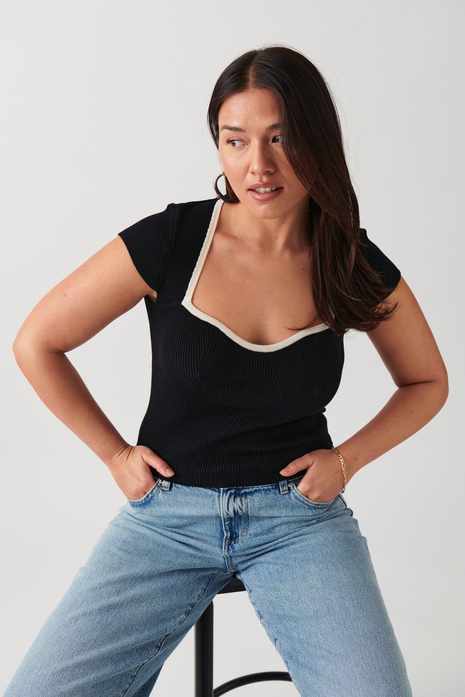 Knitted top