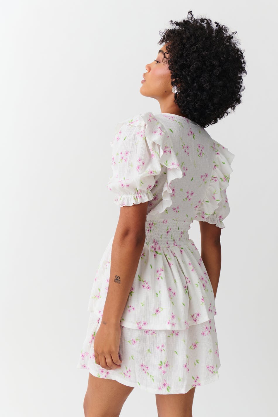 Smock frill dress