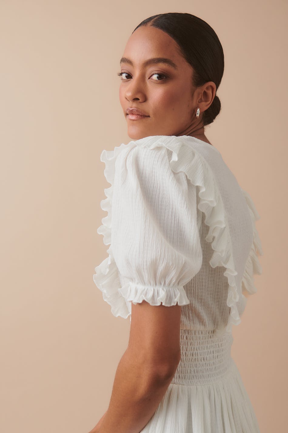 Smock frill dress