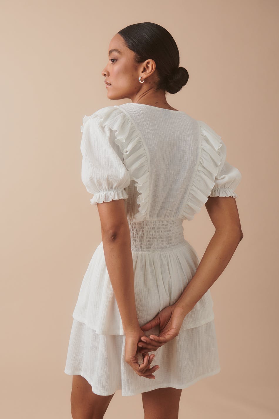 Smock frill dress