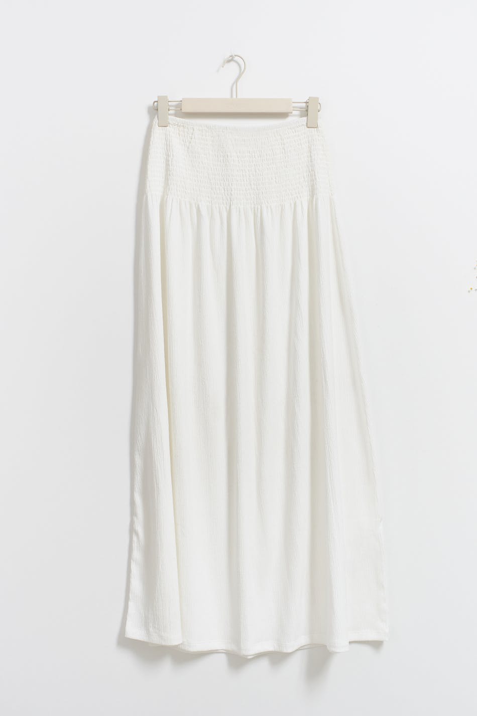Smock maxi skirt