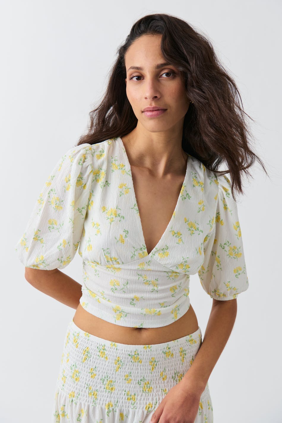 Puff sleeve top