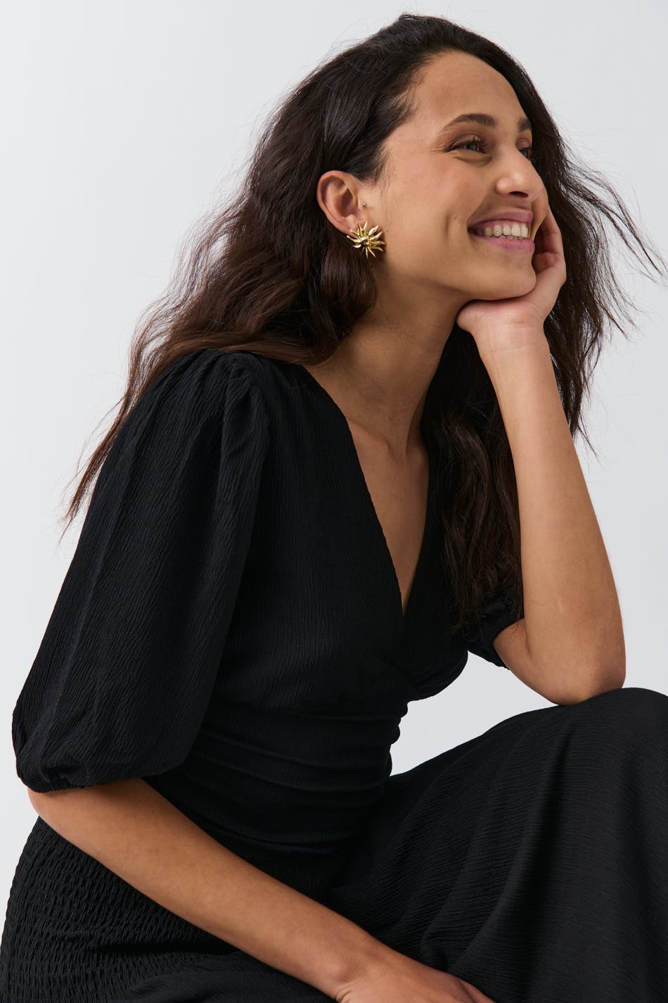 Puff sleeve top