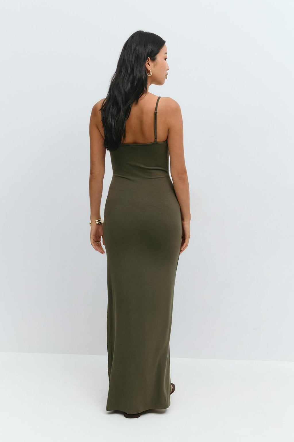 maxi slip dress