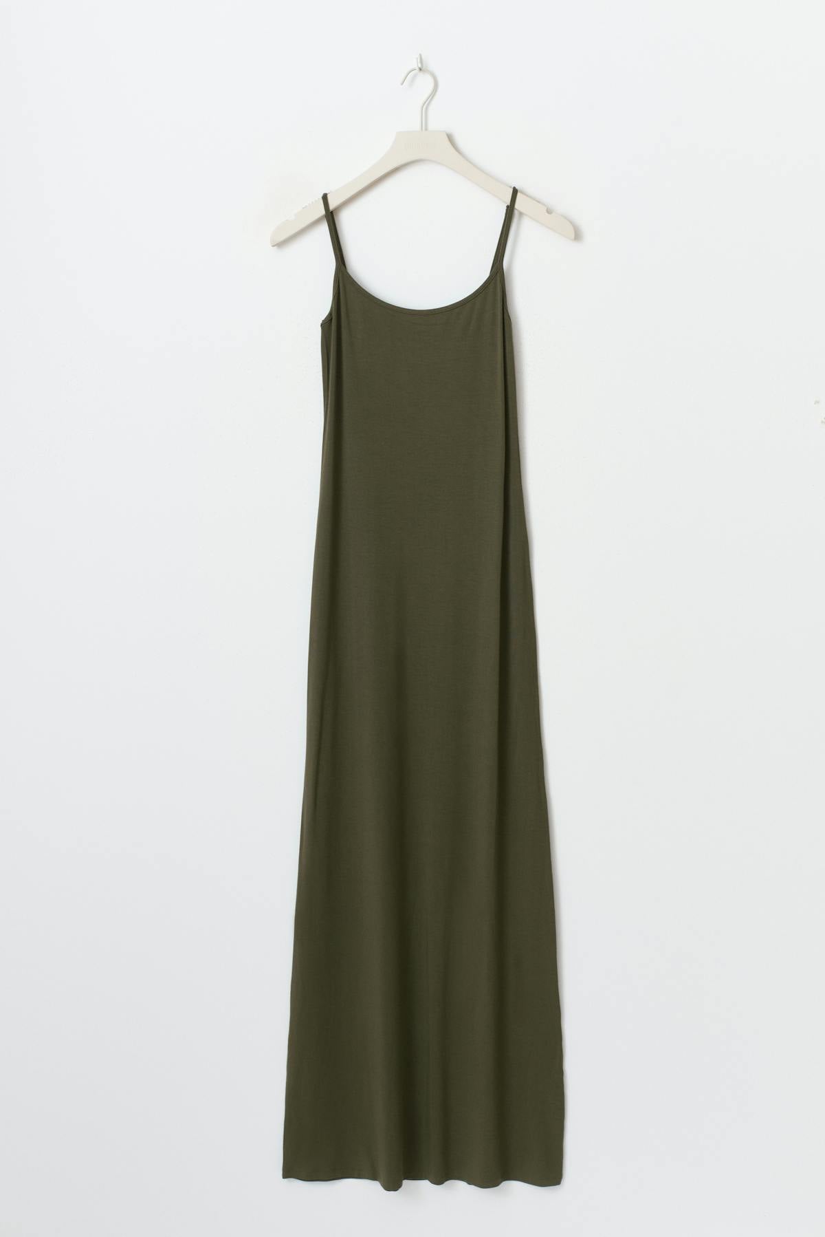 maxi slip dress