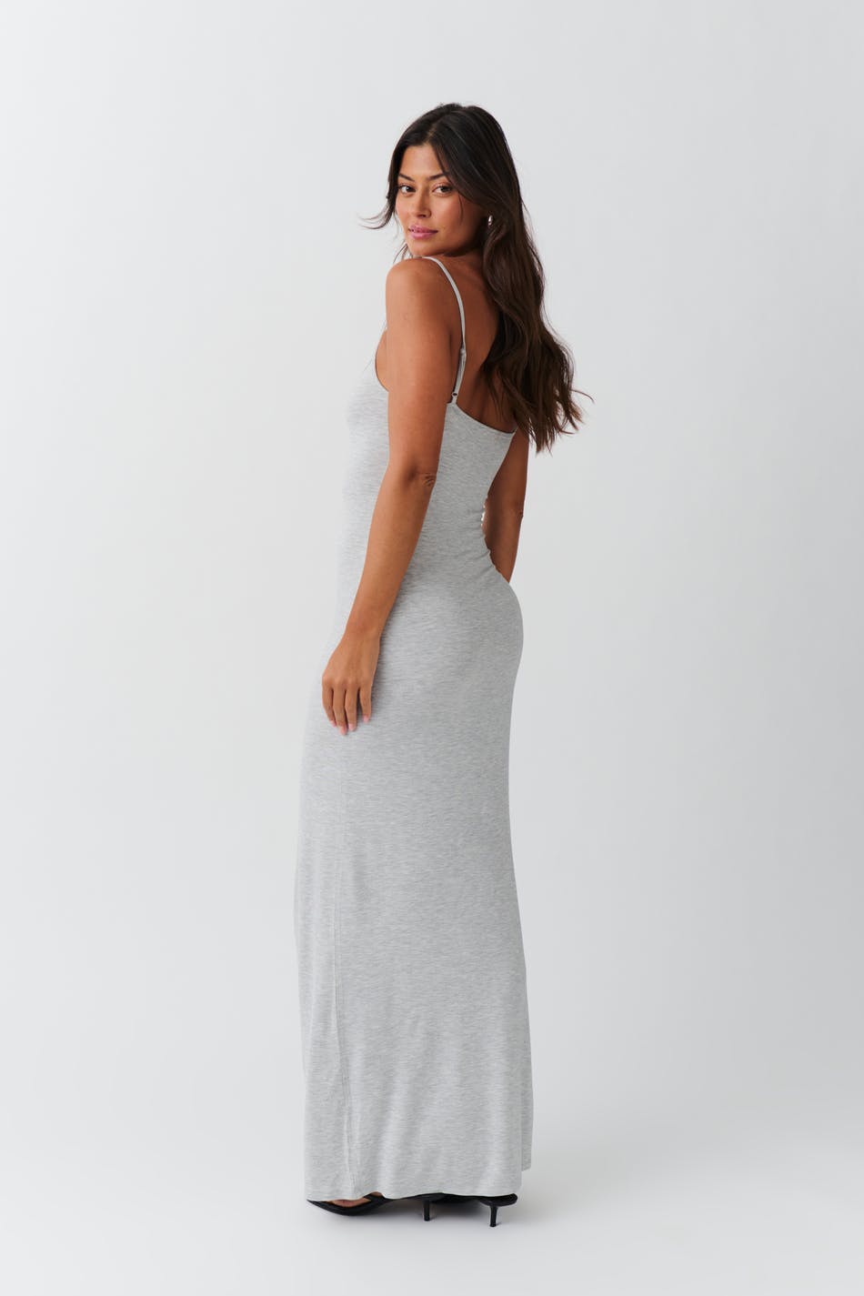 maxi slip dress