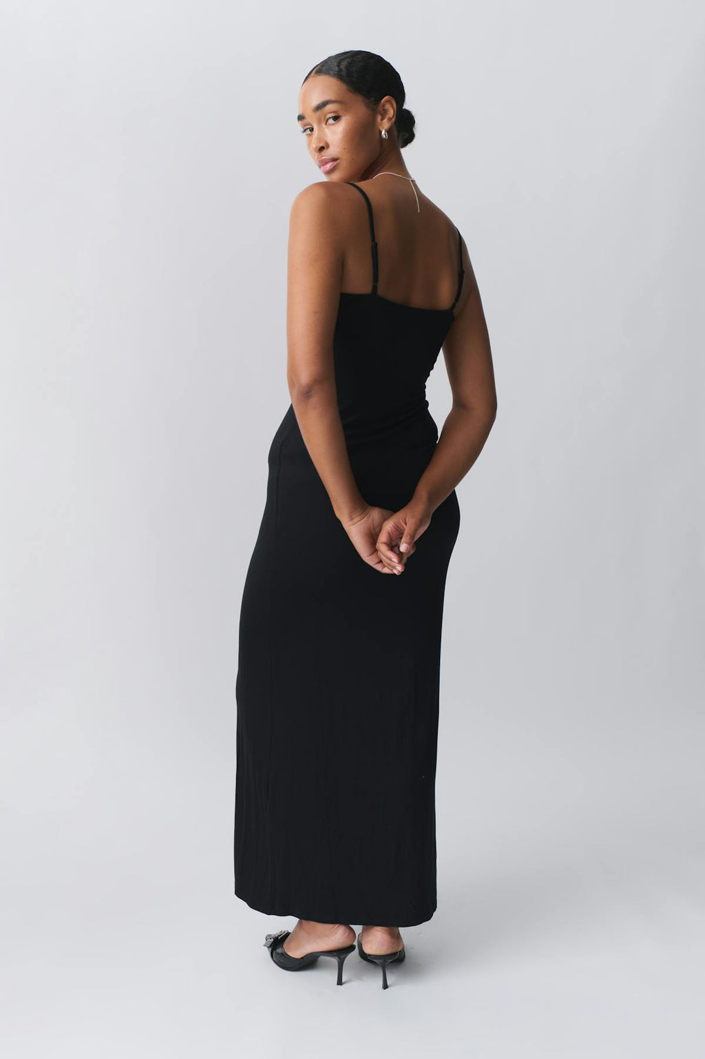 maxi slip dress