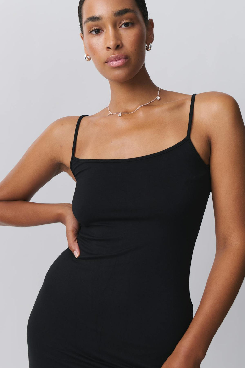 maxi slip dress