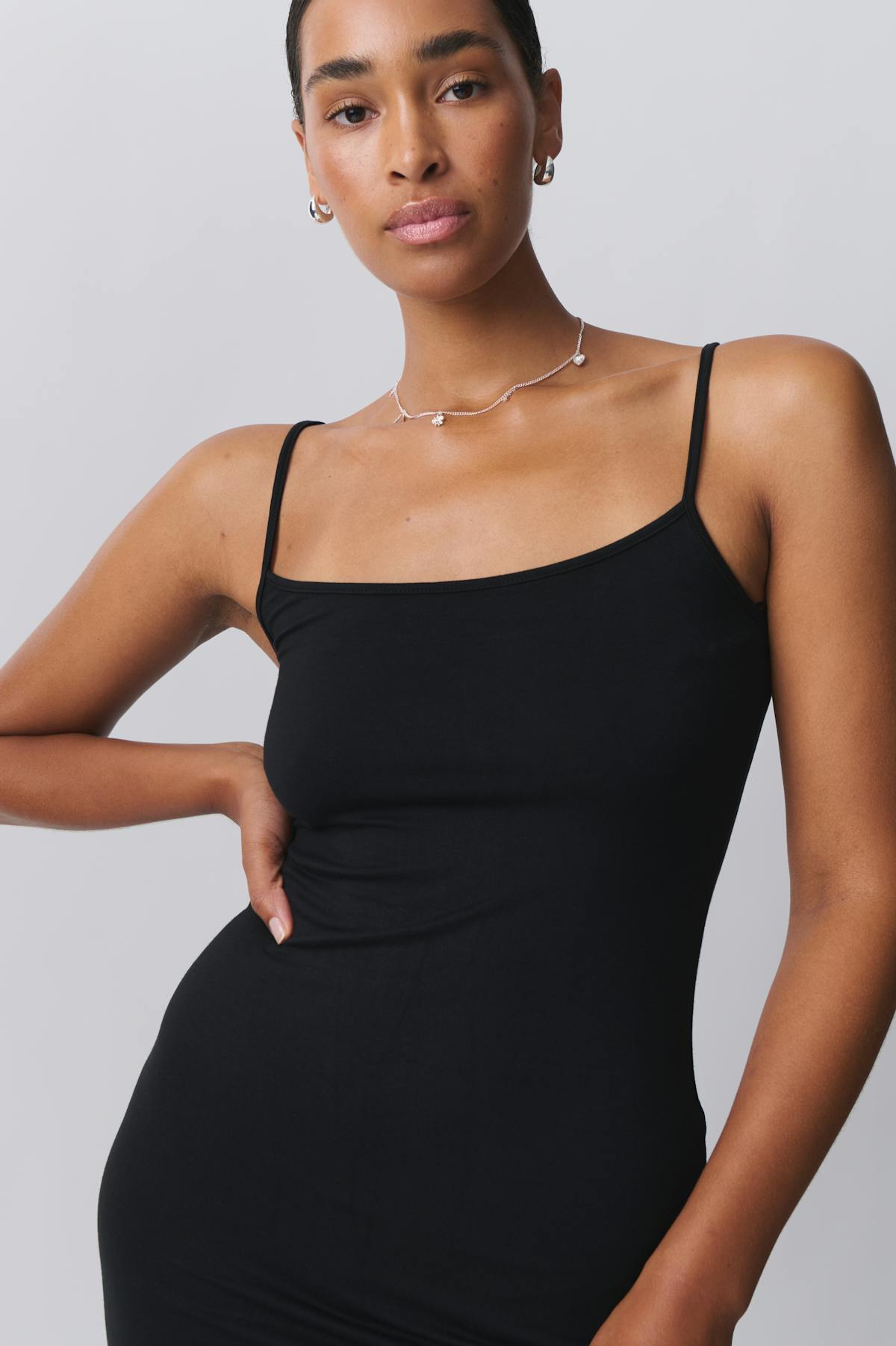 maxi slip dress