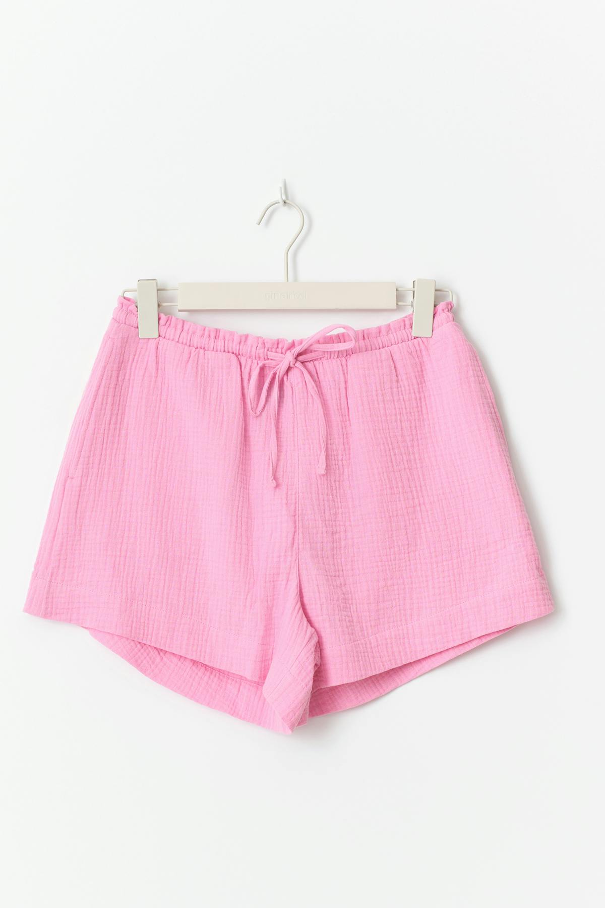 Gauze shorts