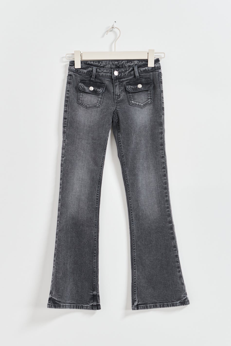 Front pocket bootcut jeans
