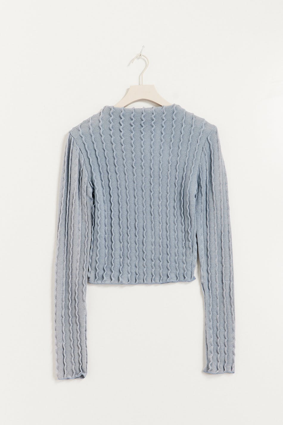 Structured long sleeve top