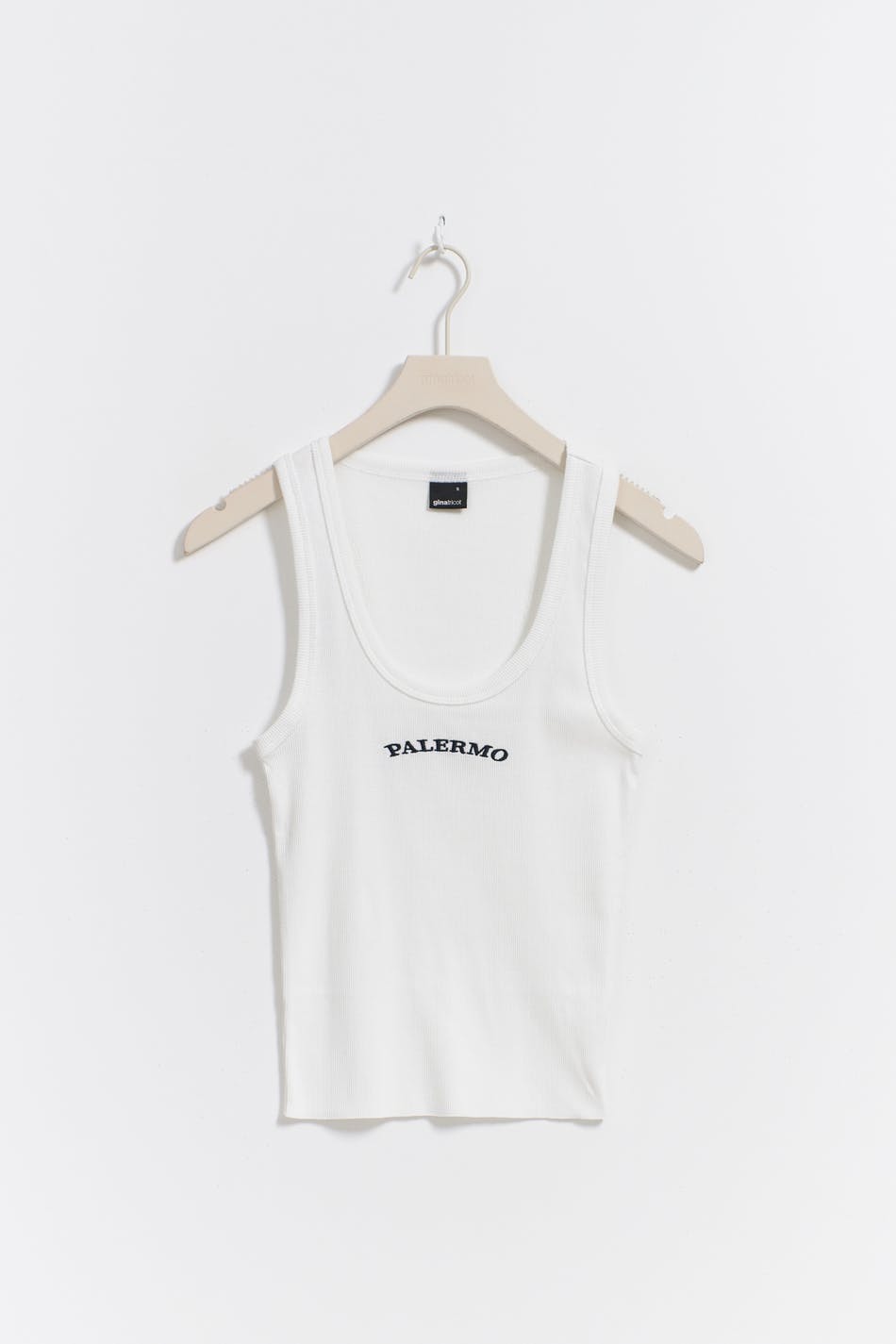 embroidery rib tank