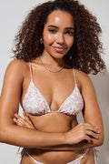 Semishine triangle bikini top