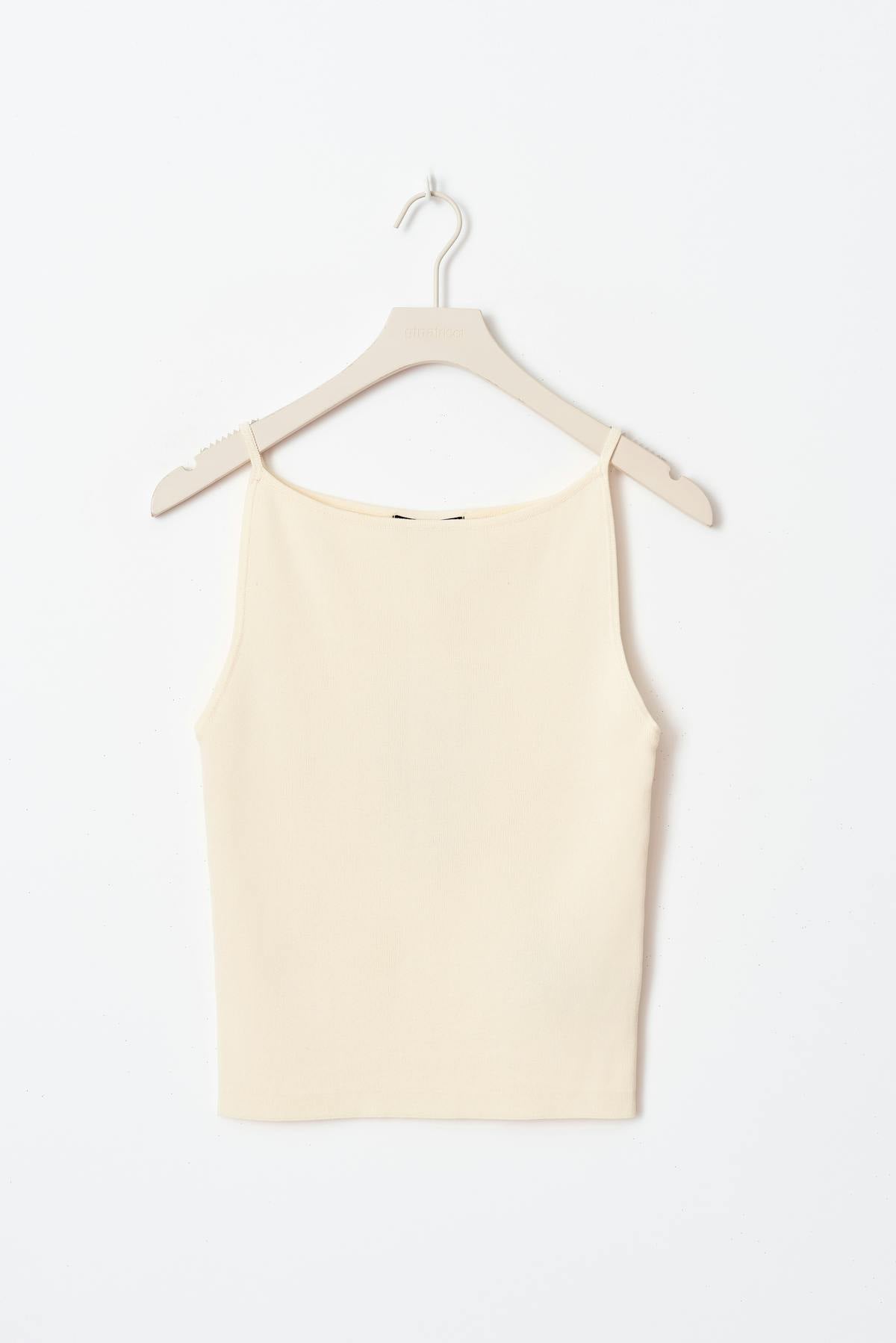 Knitted strap singlet
