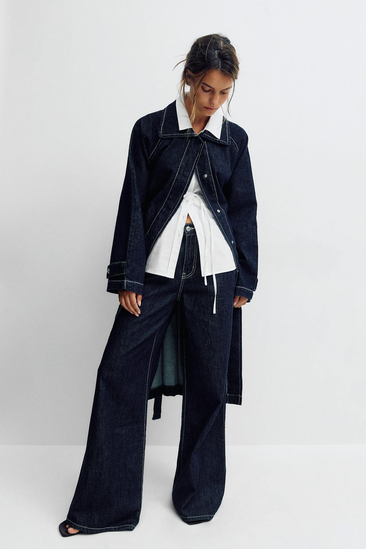 High and wide jeans
