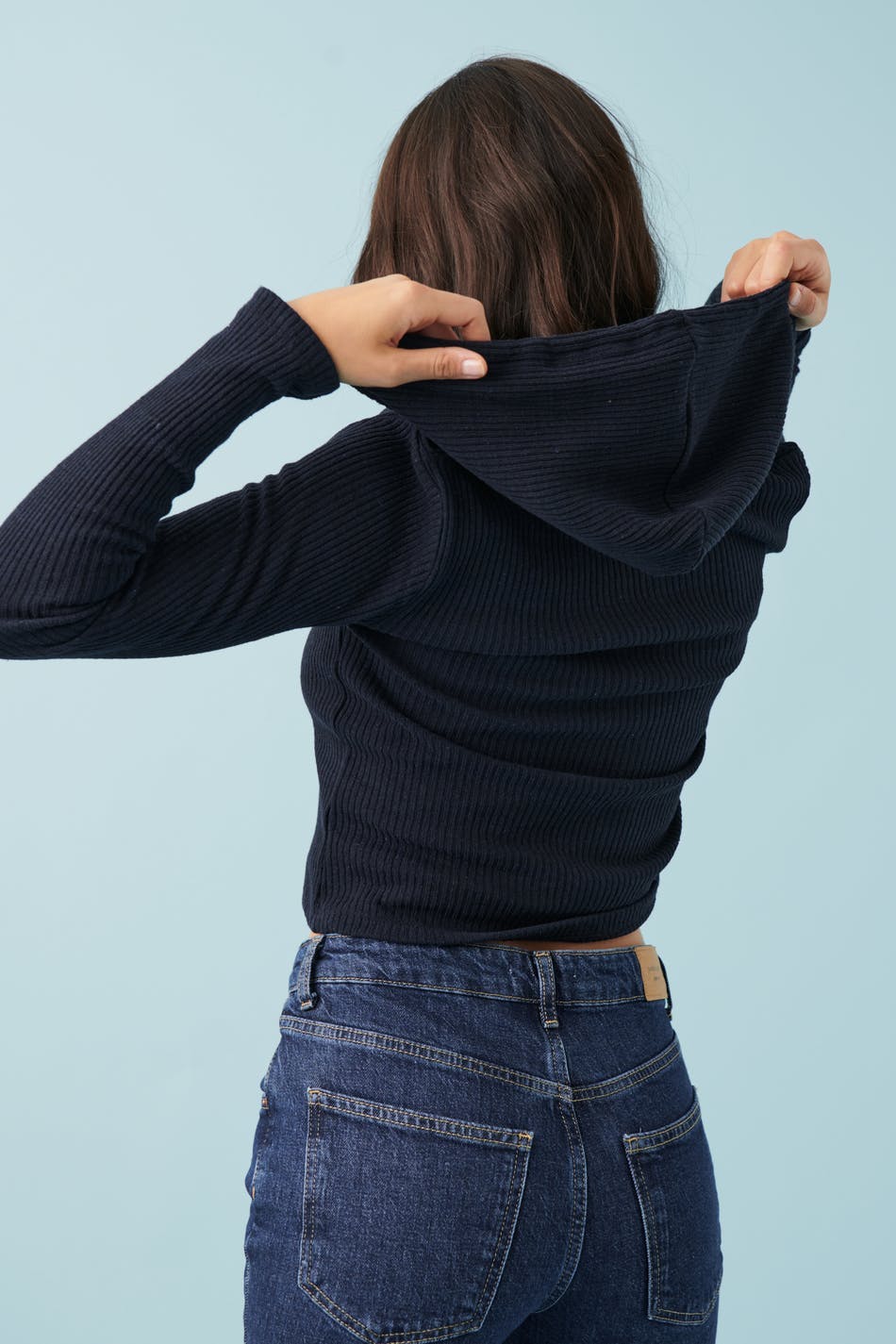 Rib hoodie
