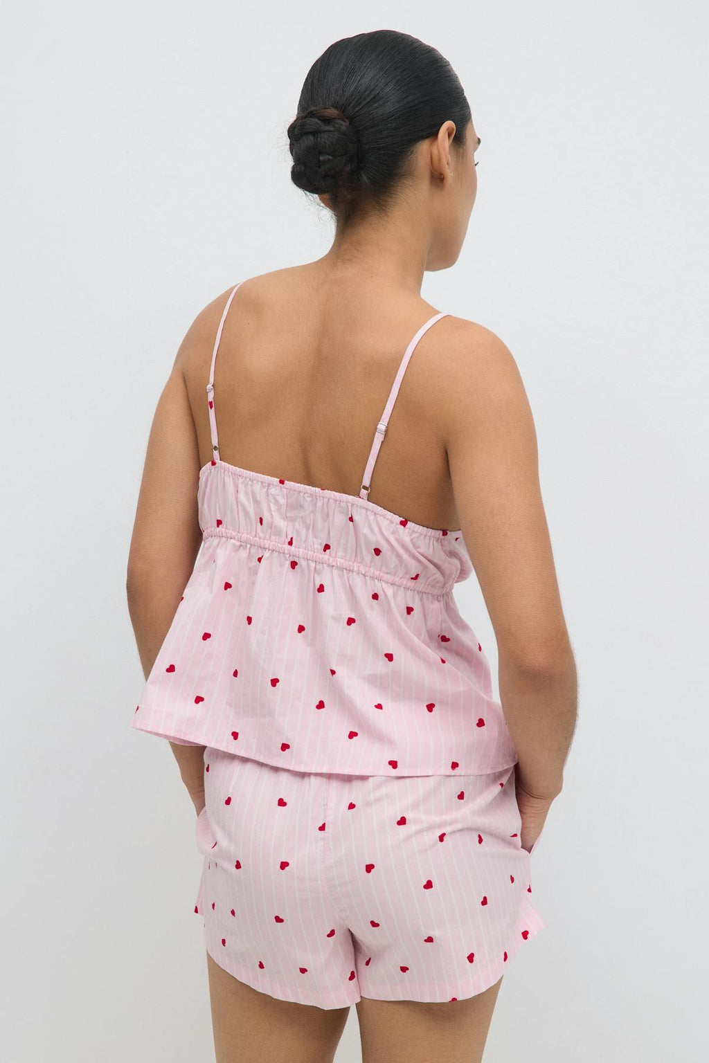 Poplin pyjamas shorts