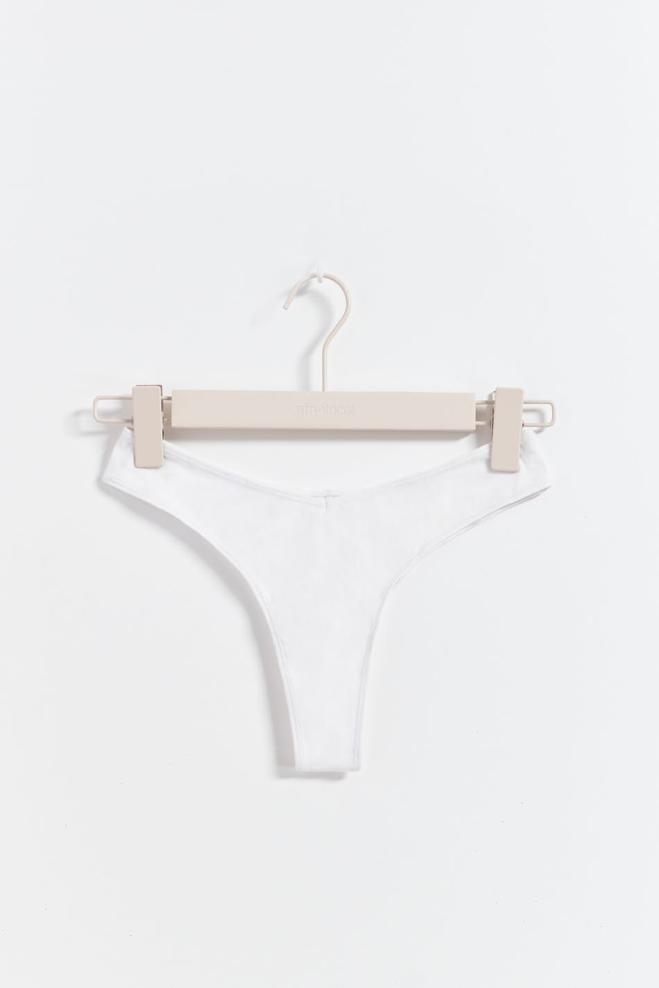 v shaped cotton thong