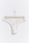 v shaped cotton thong