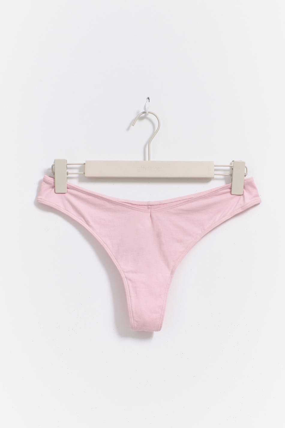 v shaped cotton thong