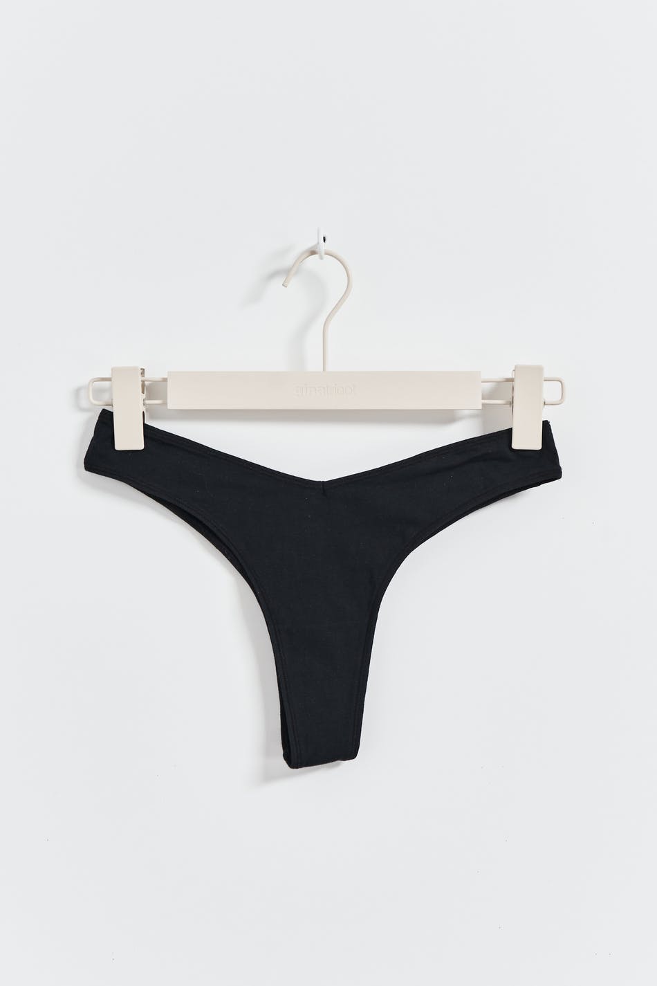 v shaped cotton thong
