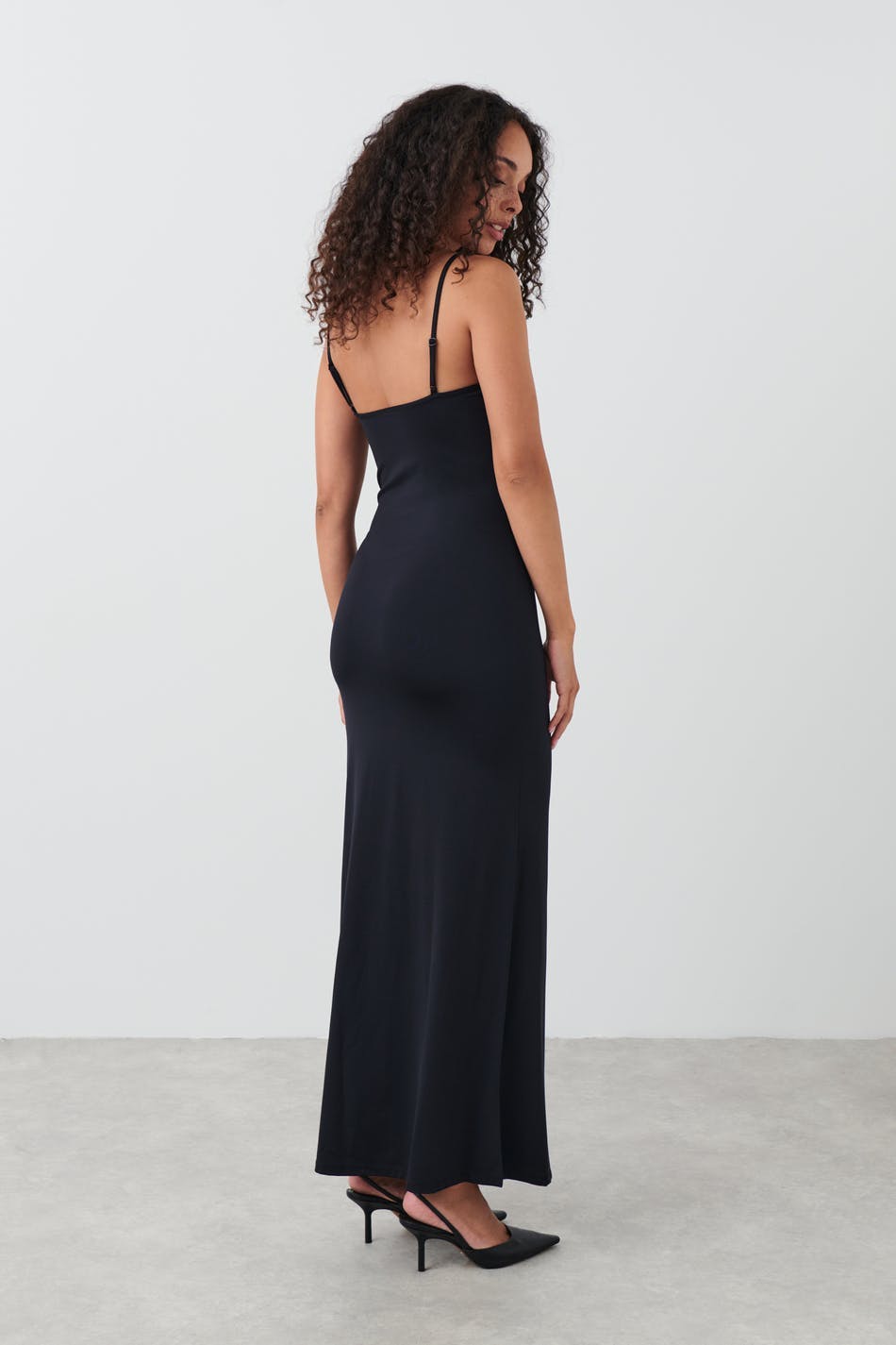 Maxi slip dress