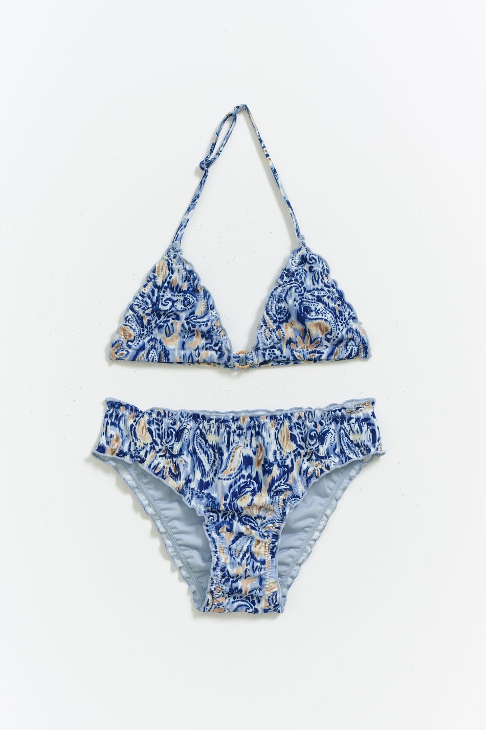 Y flounce bikini set