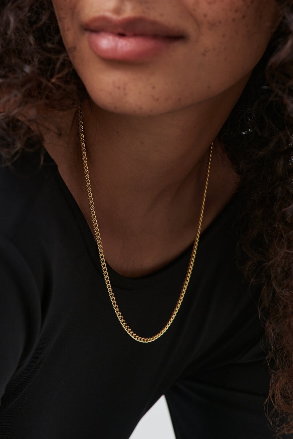 Clean chain necklace