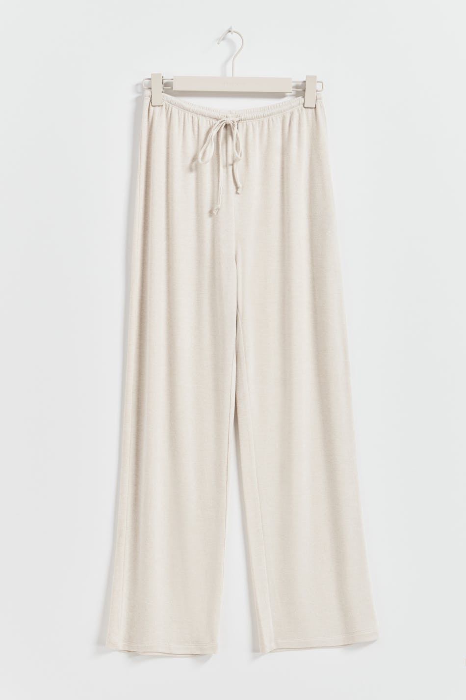 Drawstring wide trousers