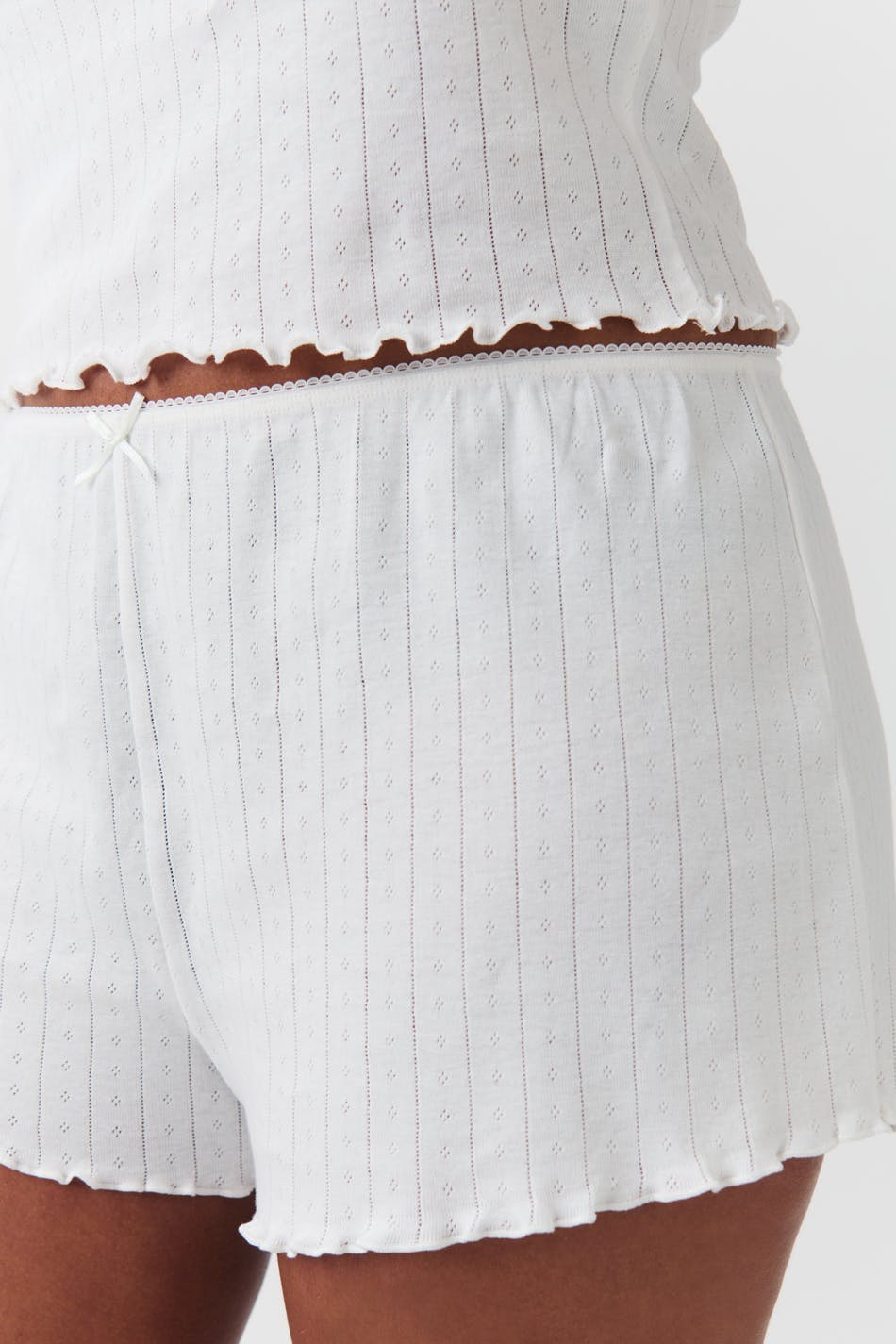 Pointelle shorts