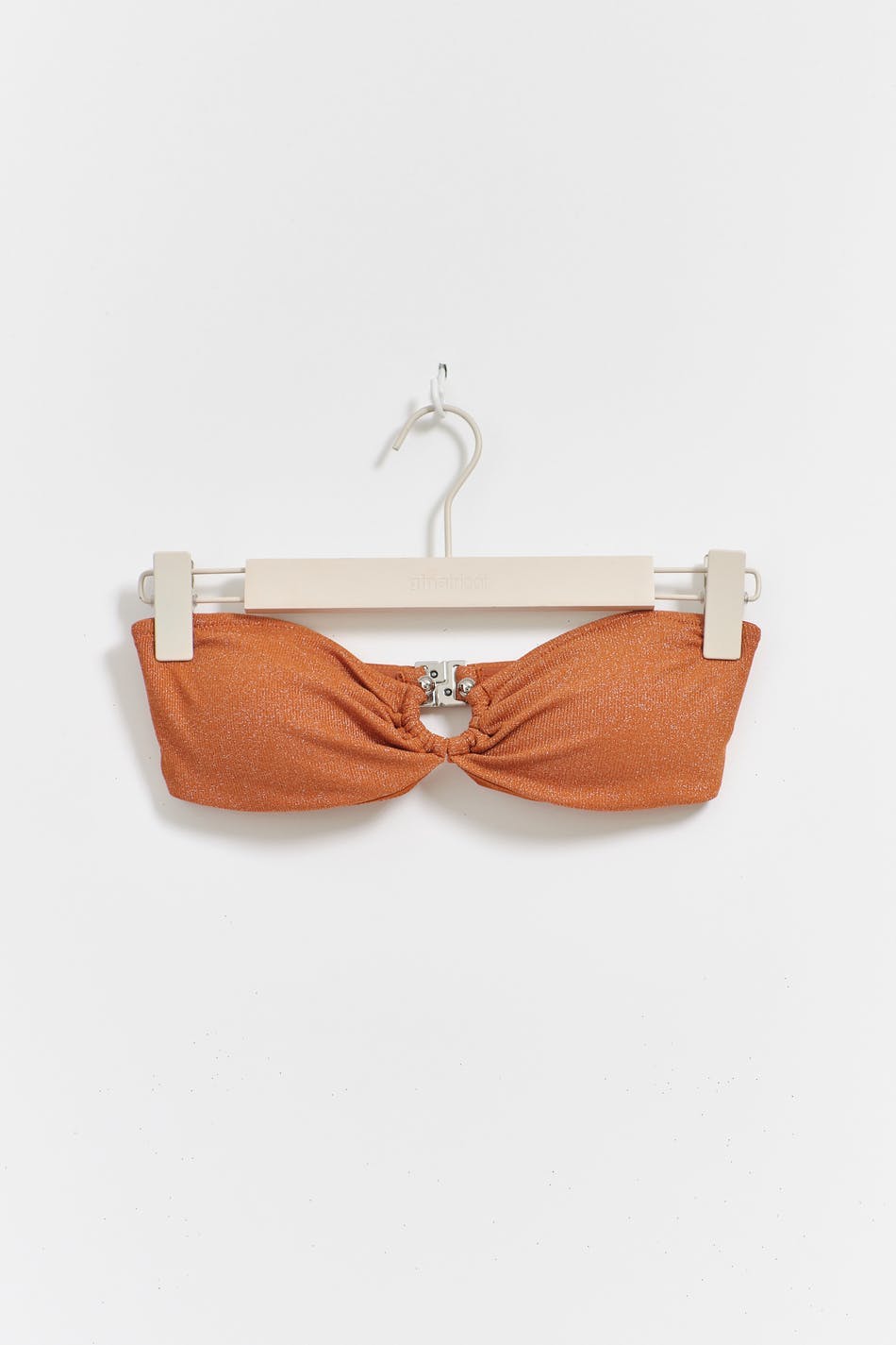 Glitter bikini detail top