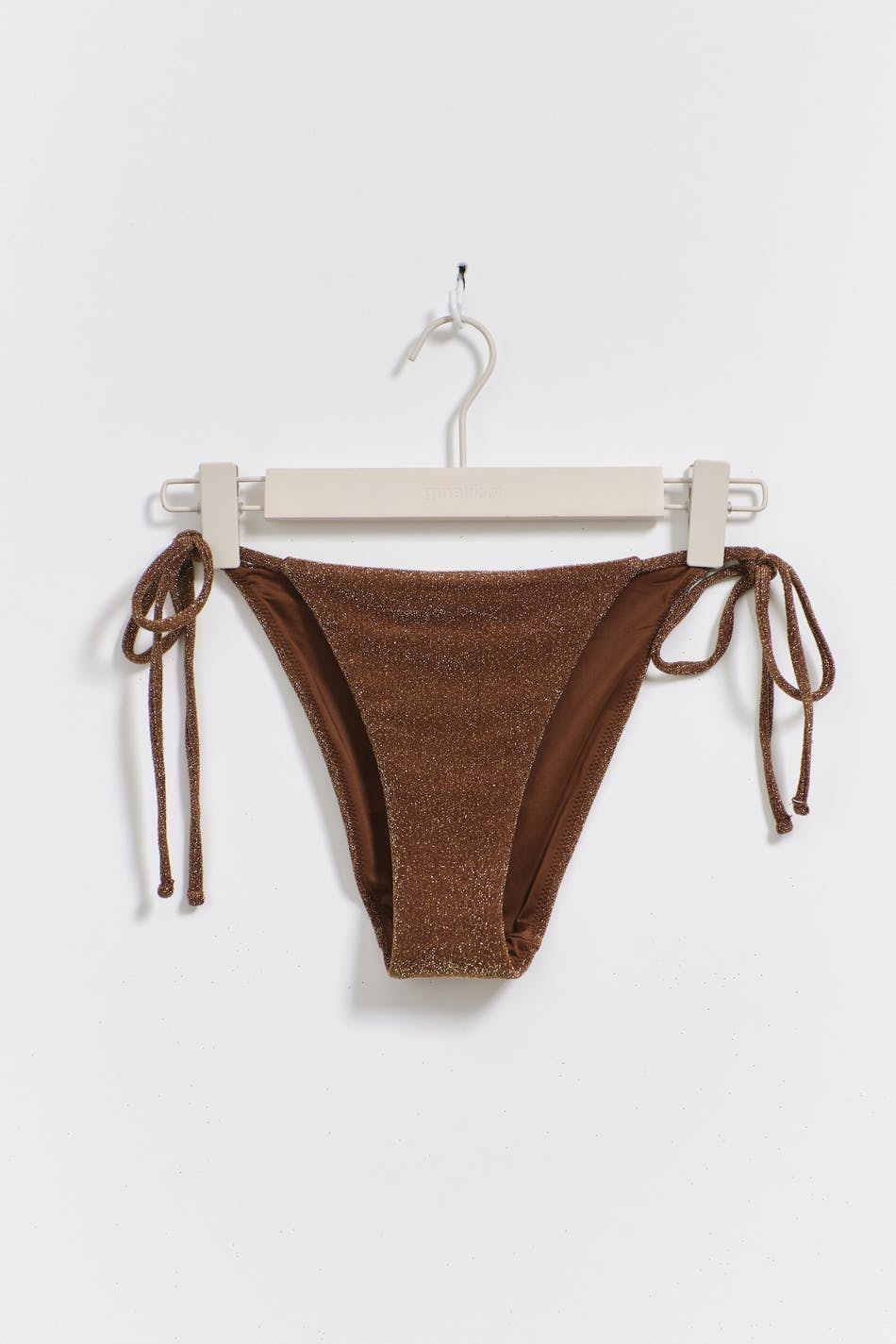 Glitter triangle bikini brief