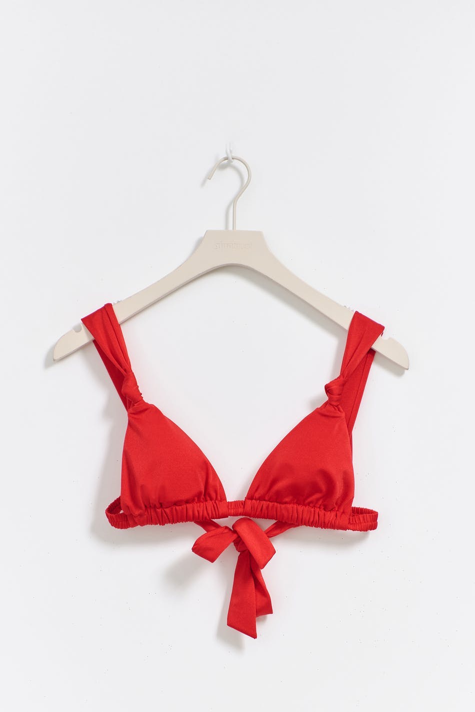 Wide strap bikini top