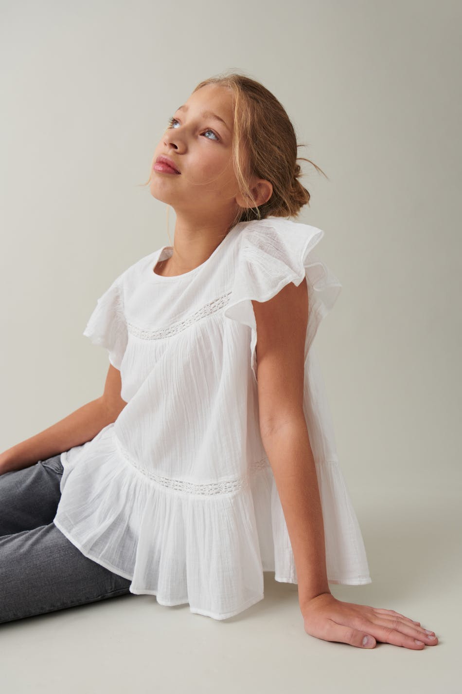 Y crinkled top
